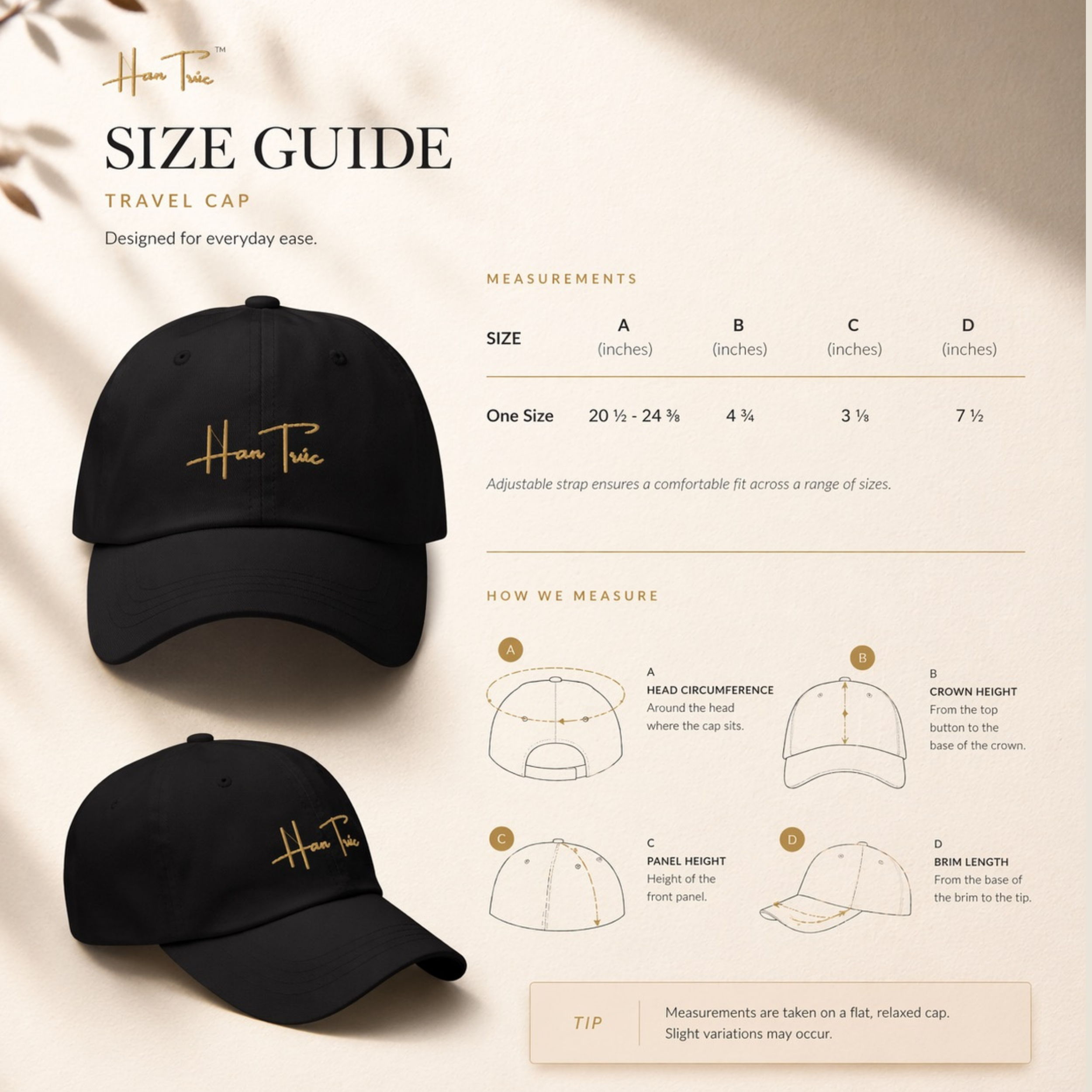 Travel Cap