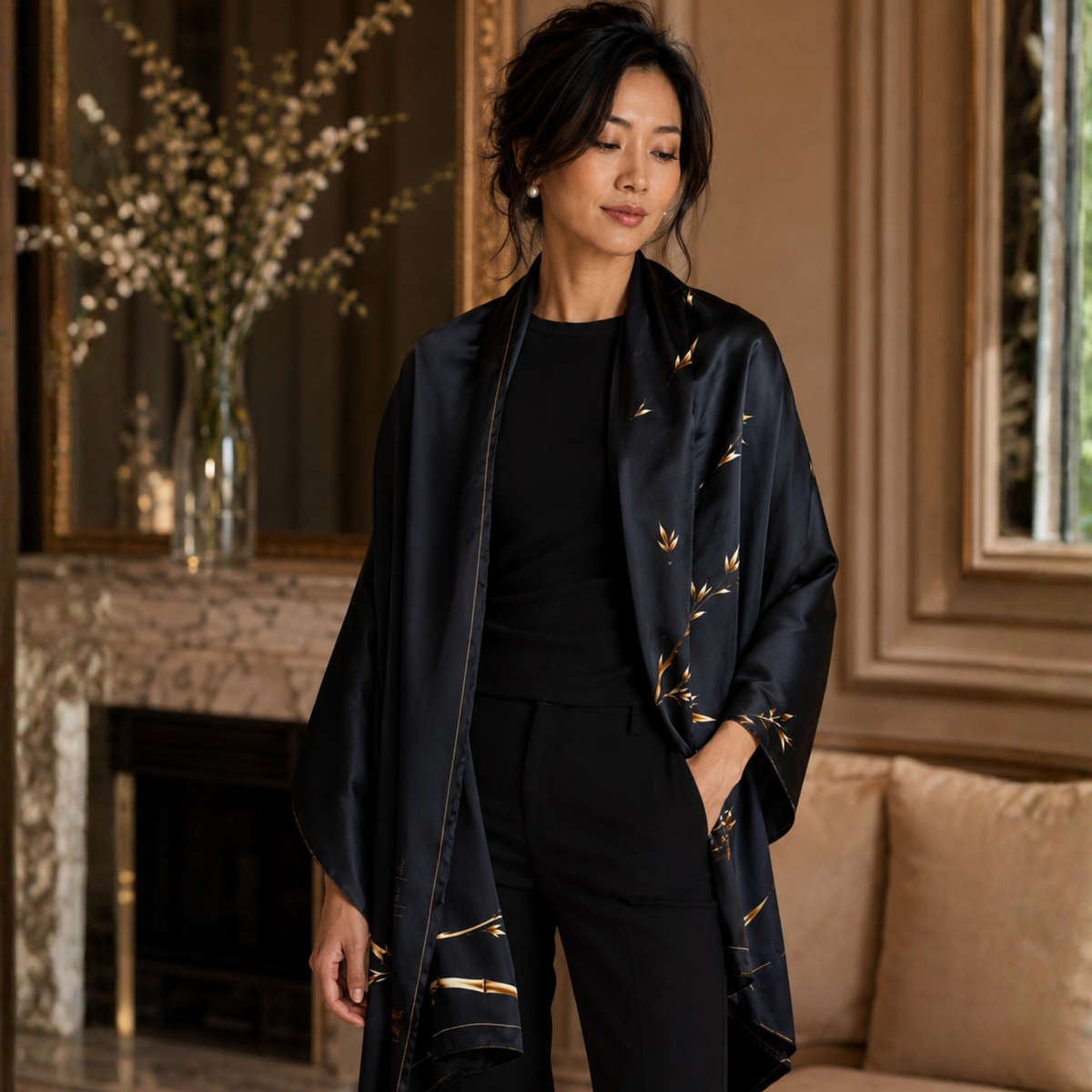 Mulberry Silk Shawl - Serenity & Renewal