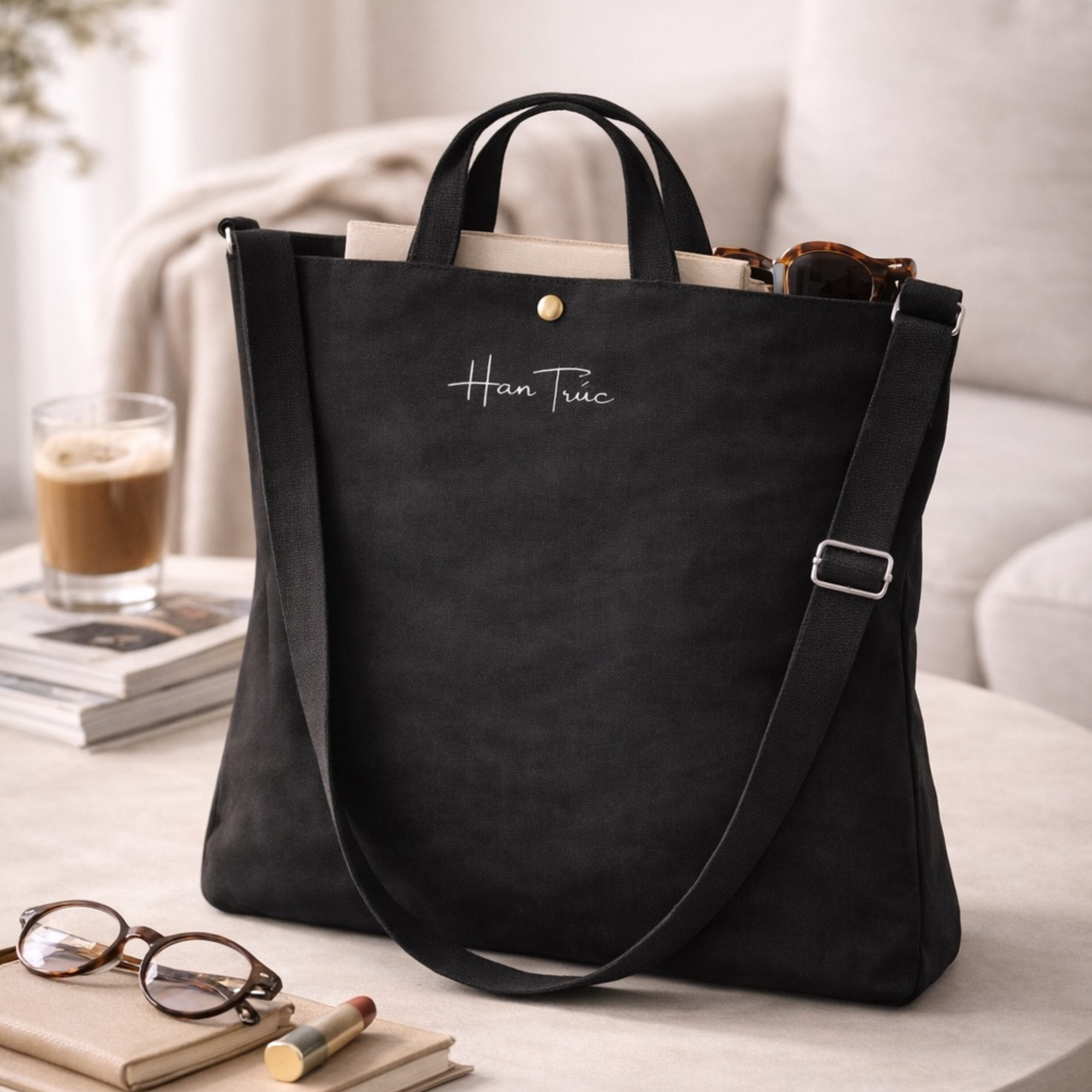 Carry Tote — Canvas (Black)