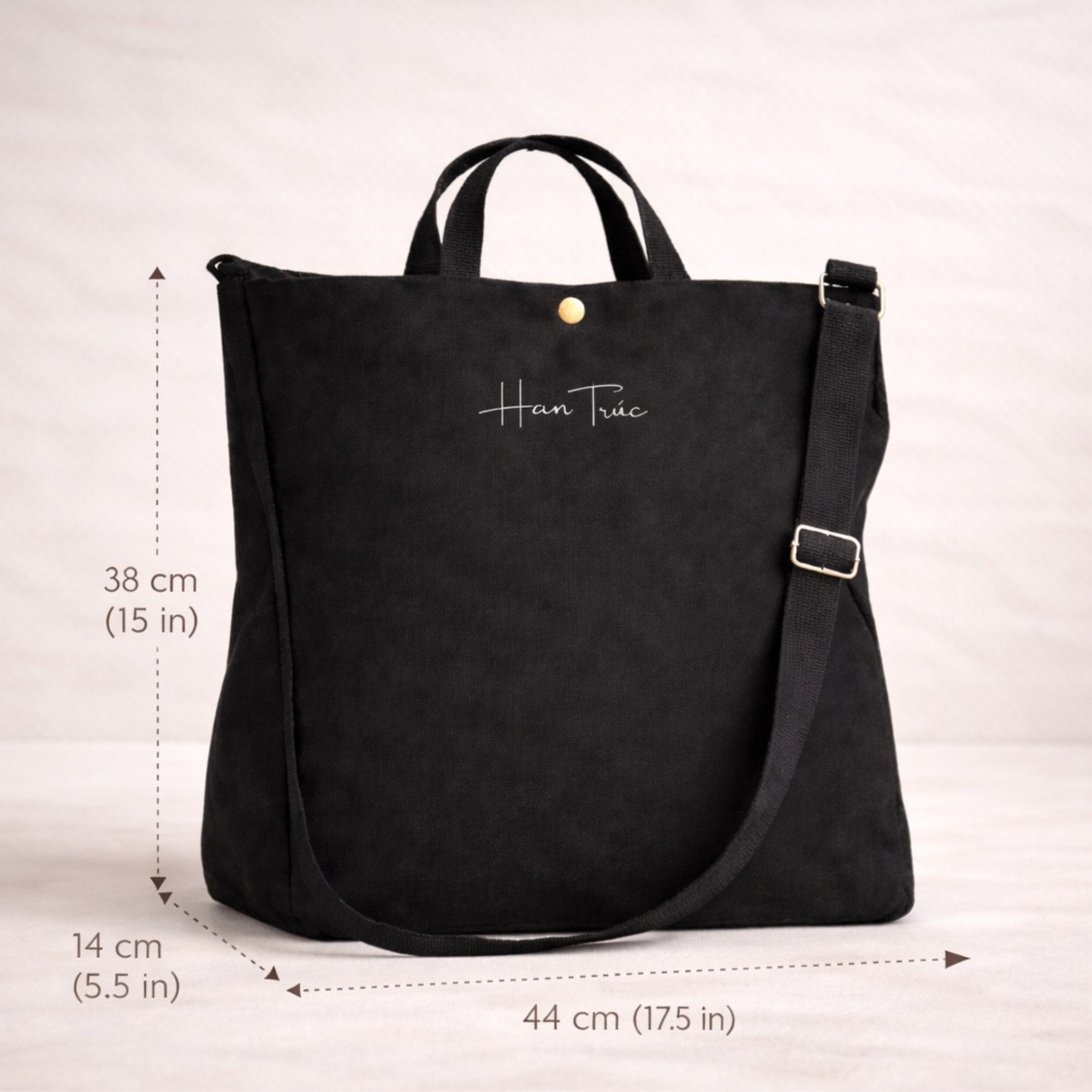 Carry Tote — Canvas (Black)