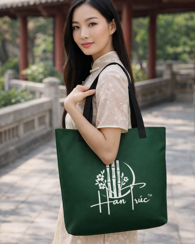 Tote bag with Classic HanTrúc Logo