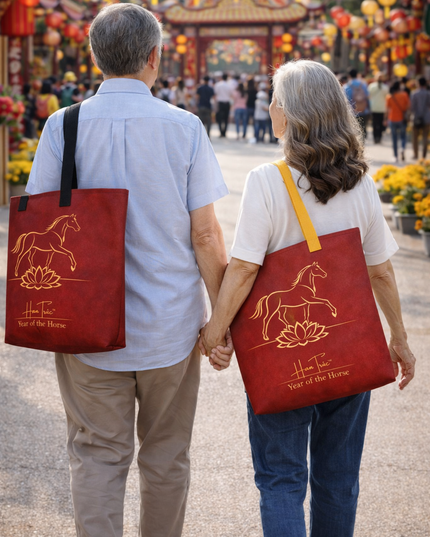 HanTrúc Year of the Horse Signature Set (Tote & Bandana)