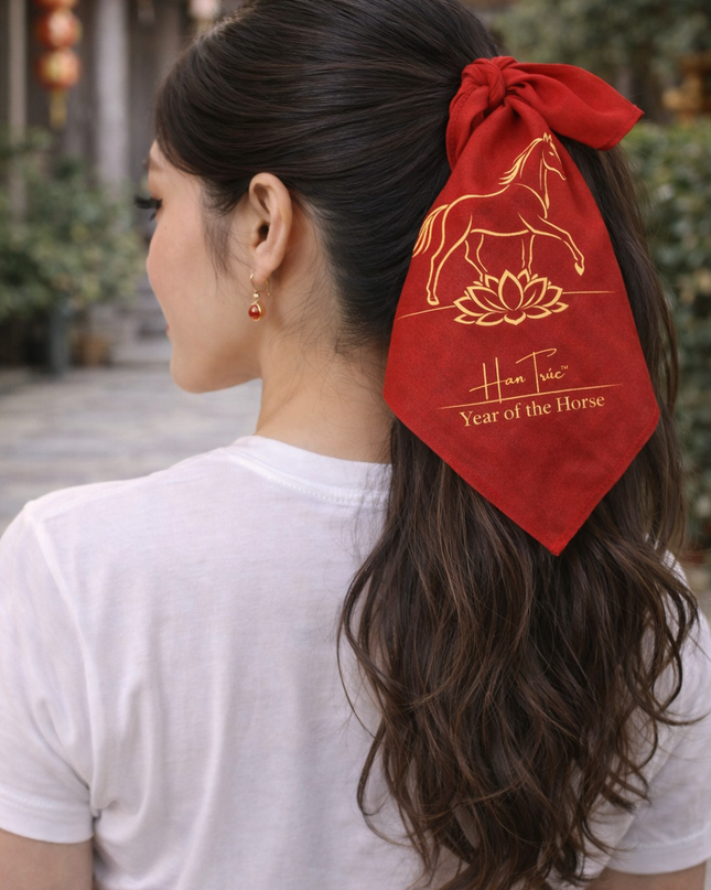 HanTrúc Year of the Horse Signature Set (Tote & Bandana)