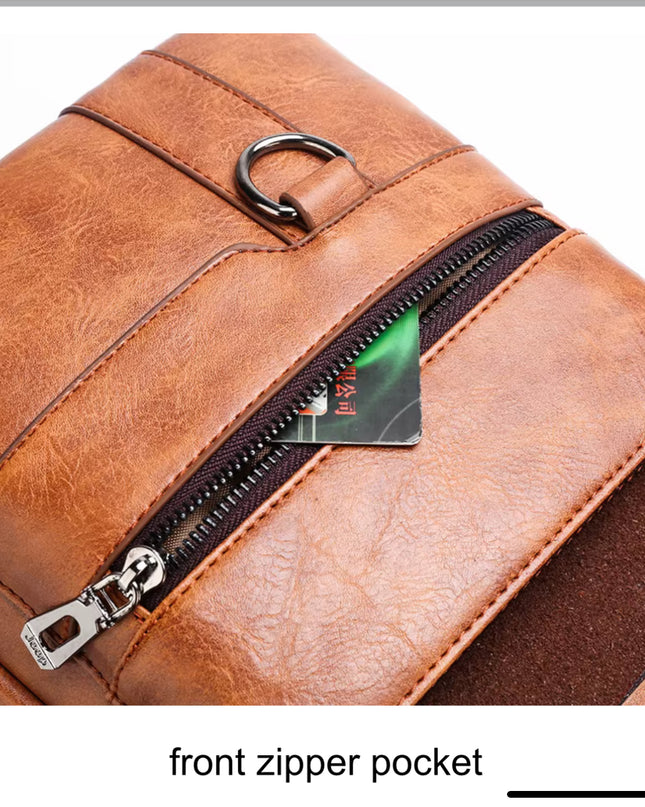 Unisex Waterproof Casual Messenger Shoulder Bag Crossbody Sling Bag for Men or Women