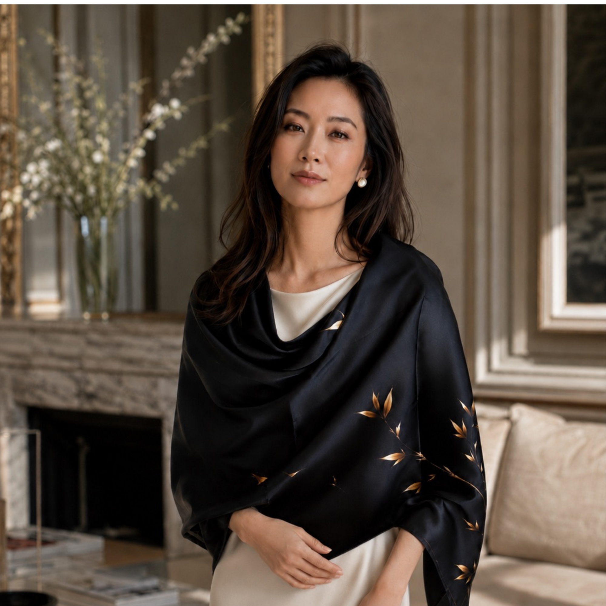Mulberry Silk Shawl - Serenity & Renewal
