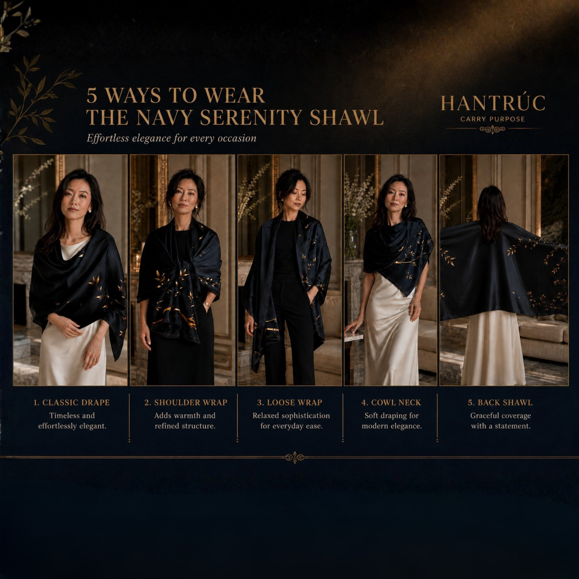Mulberry Silk Shawl - Serenity & Renewal