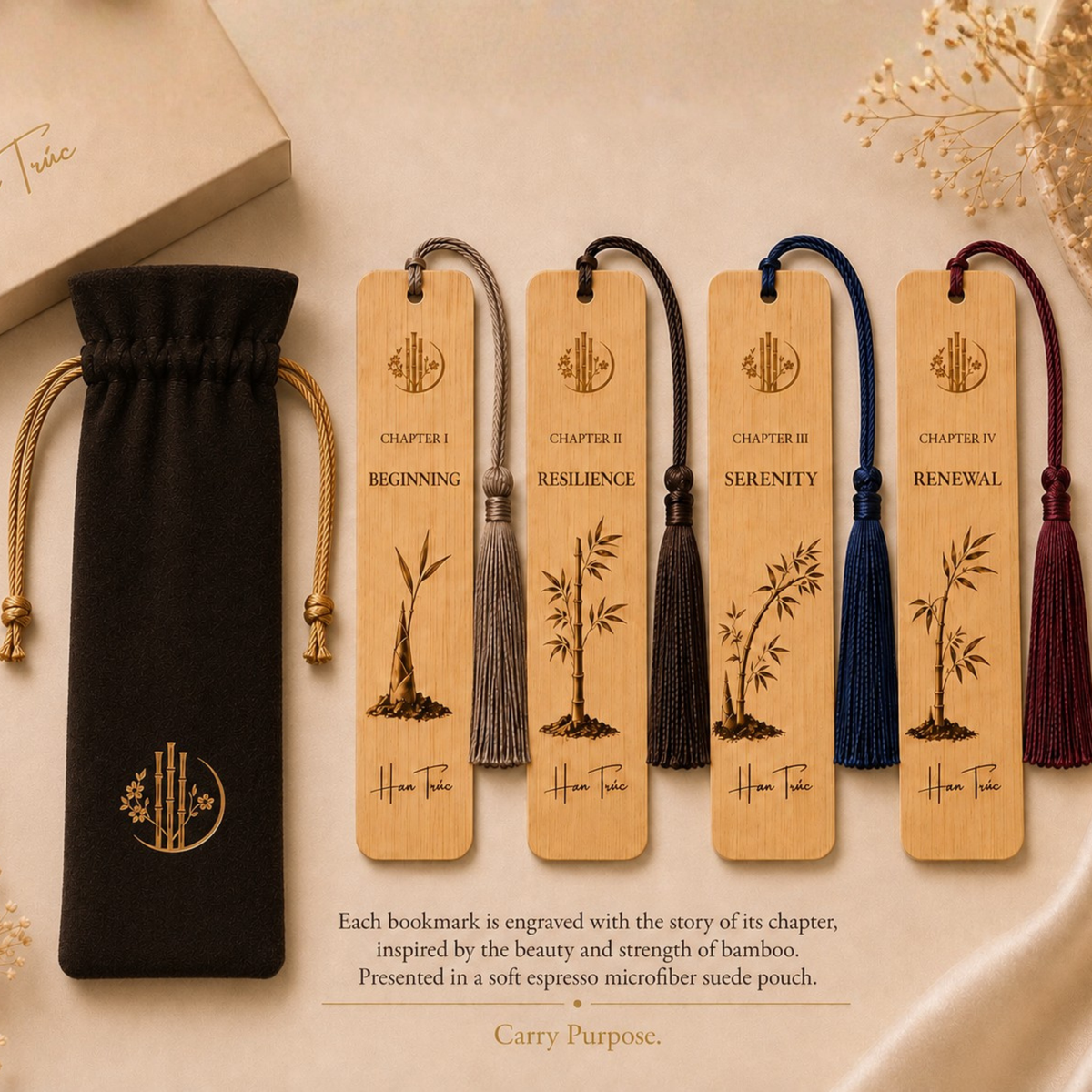HanTrúc Bamboo Chapter Bookmark