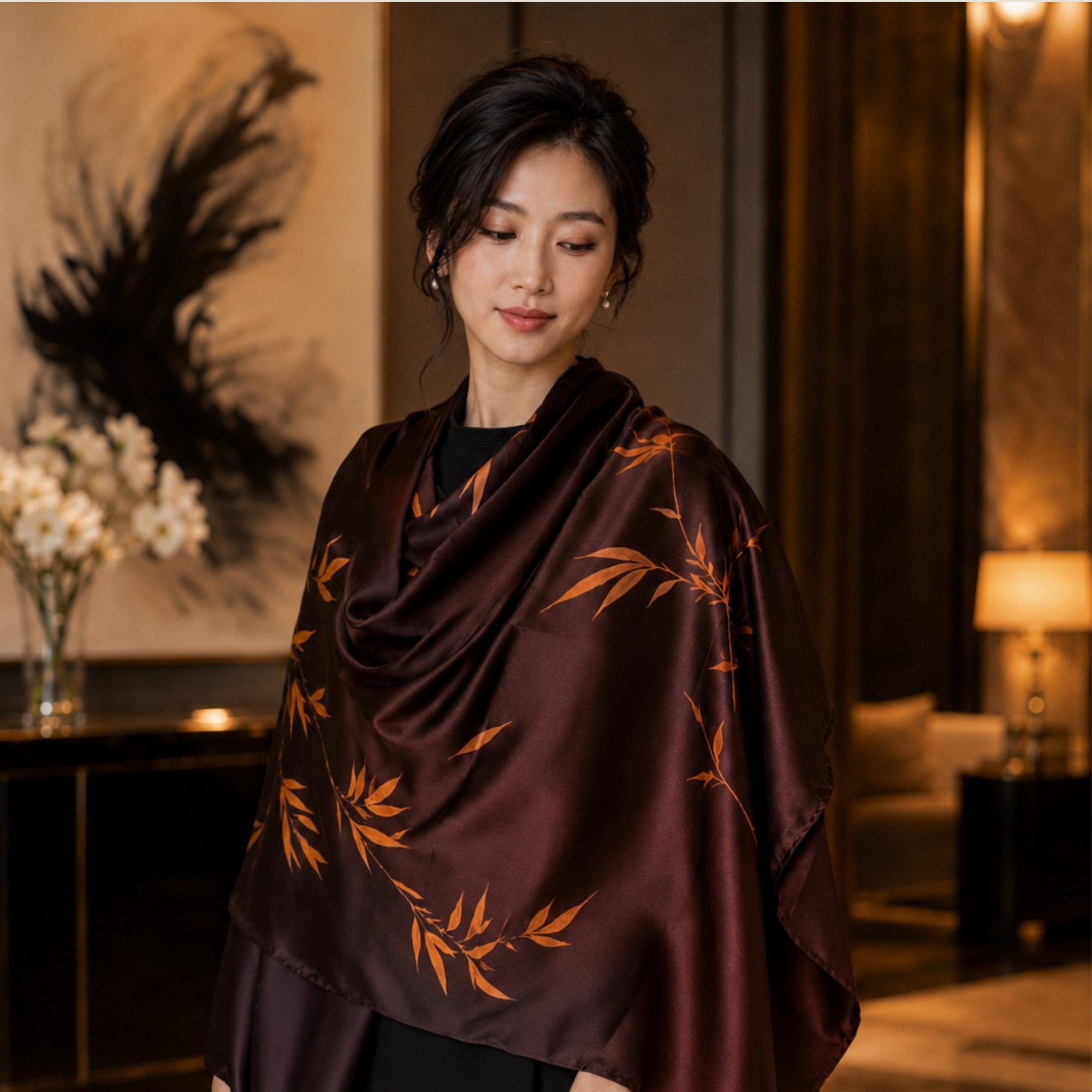 Mulberry Silk Shawl - Serenity & Renewal