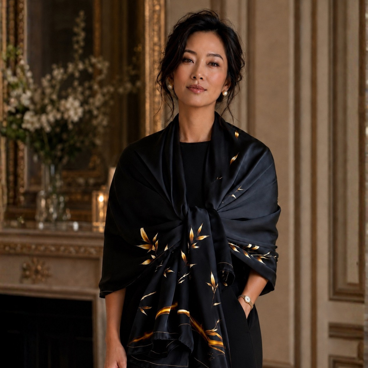Mulberry Silk Shawl - Serenity & Renewal