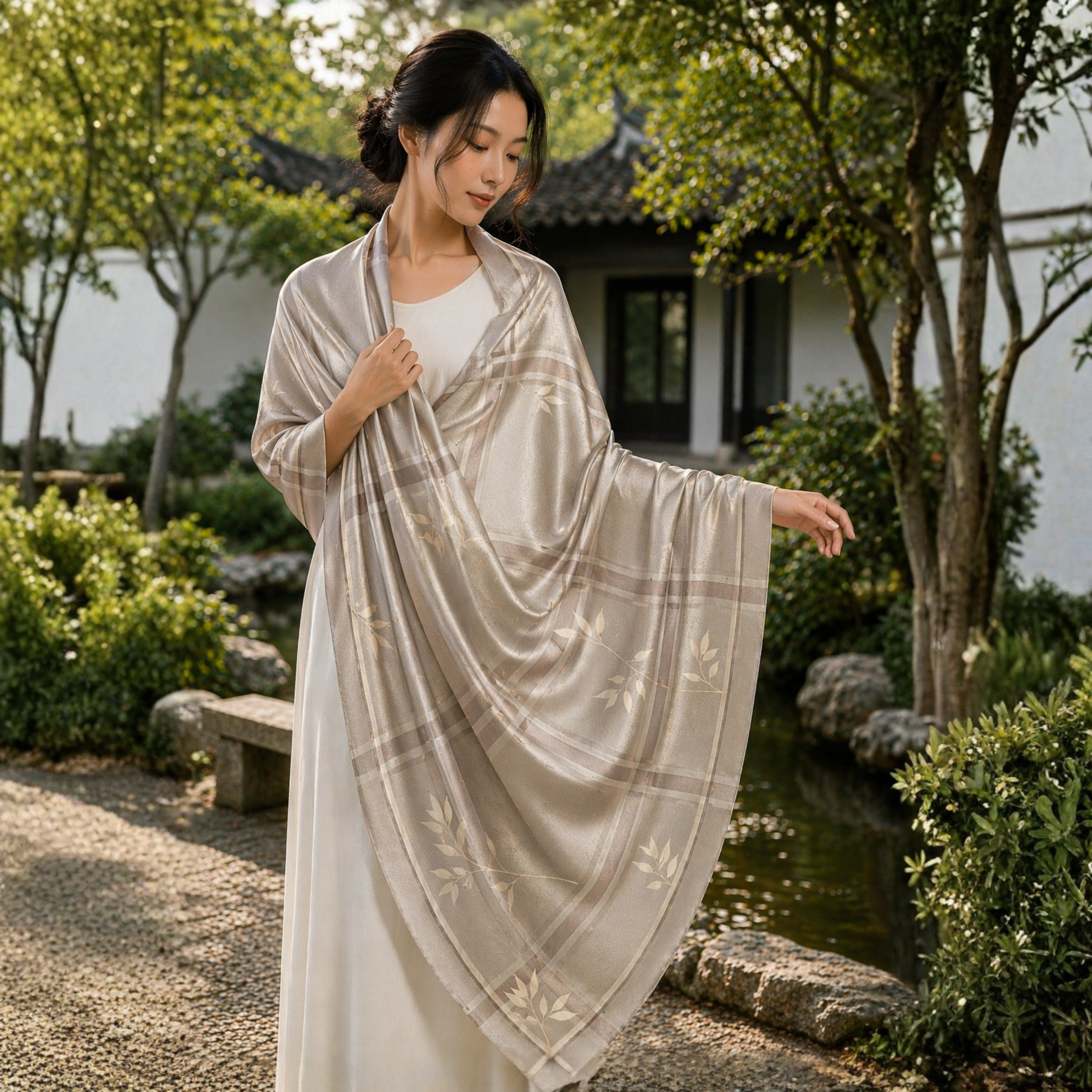 Mulberry Silk Shawl