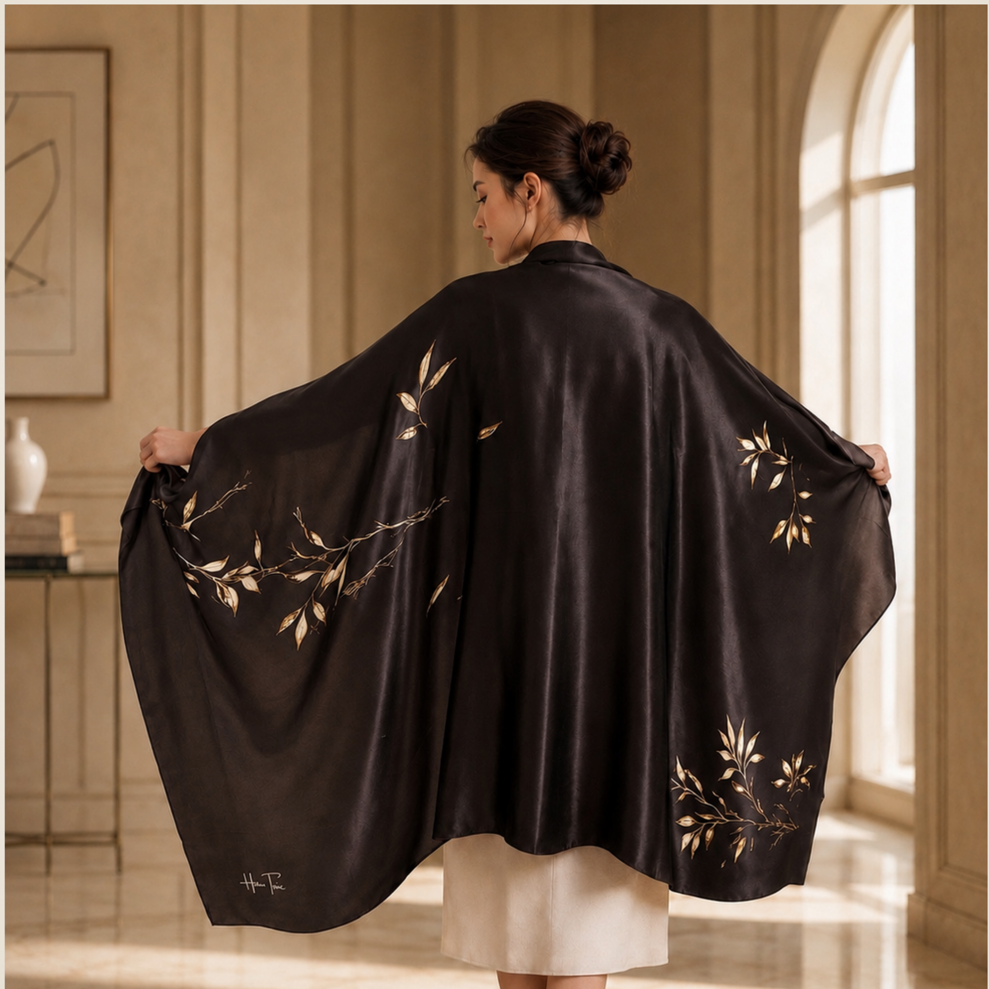 Mulberry Silk Shawl - Beginning & Resilience