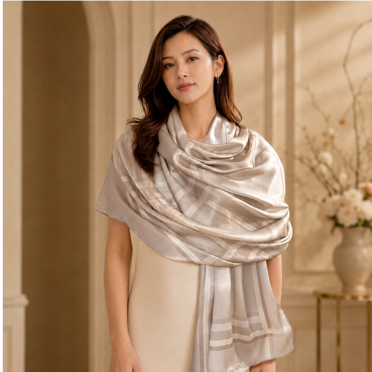 Mulberry Silk Shawl - Beginning & Resilience