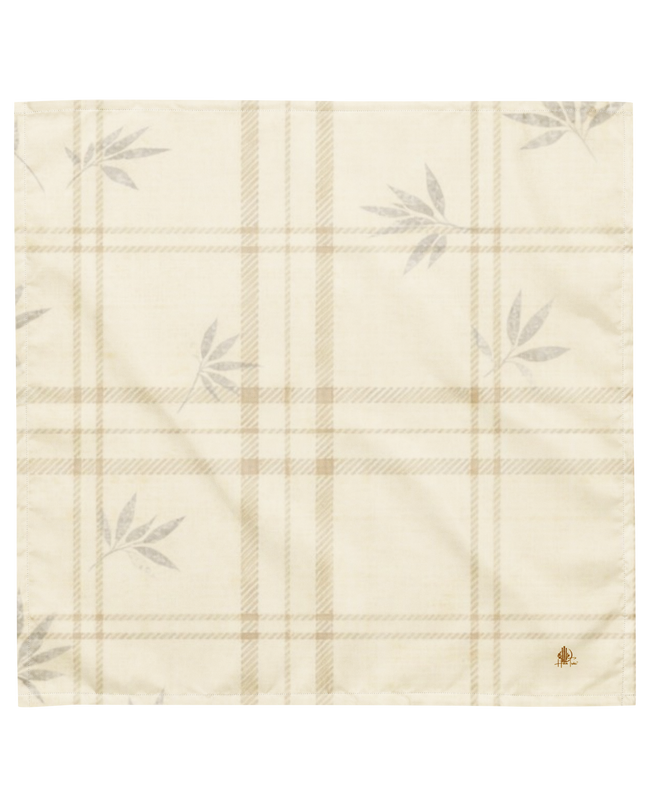 Mix & Match Bandana Bundle (You & Your Pet)-Cream Plaid