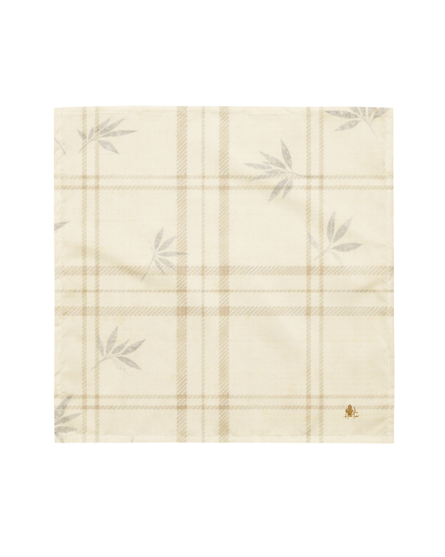 Mix & Match Bandana Bundle (You & Your Pet)-Cream Plaid