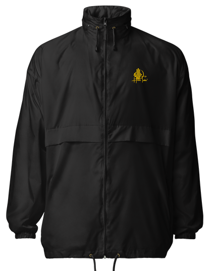 Unisex Windbreaker with Golden Embroidered HanTrúc Logo