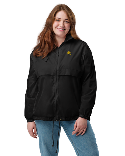 Unisex Windbreaker with Golden Embroidered HanTrúc Logo