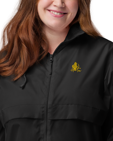 Unisex Windbreaker with Golden Embroidered HanTrúc Logo
