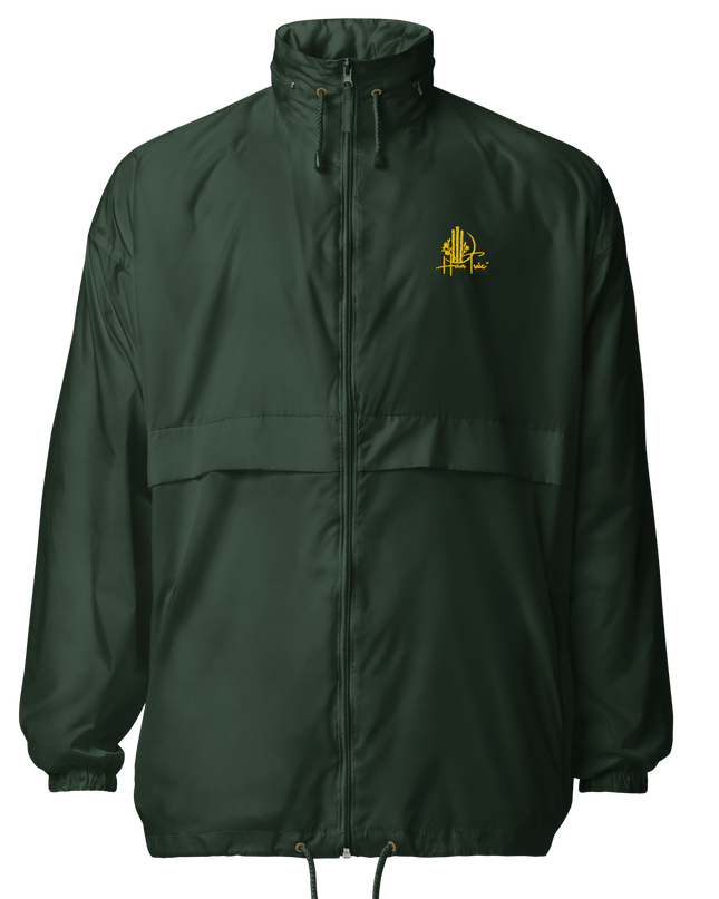 Unisex Windbreaker with Golden Embroidered HanTrúc Logo