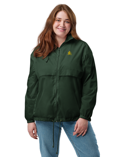 Unisex Windbreaker with Golden Embroidered HanTrúc Logo