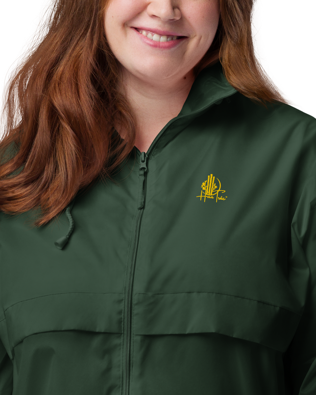 Unisex Windbreaker with Golden Embroidered HanTrúc Logo