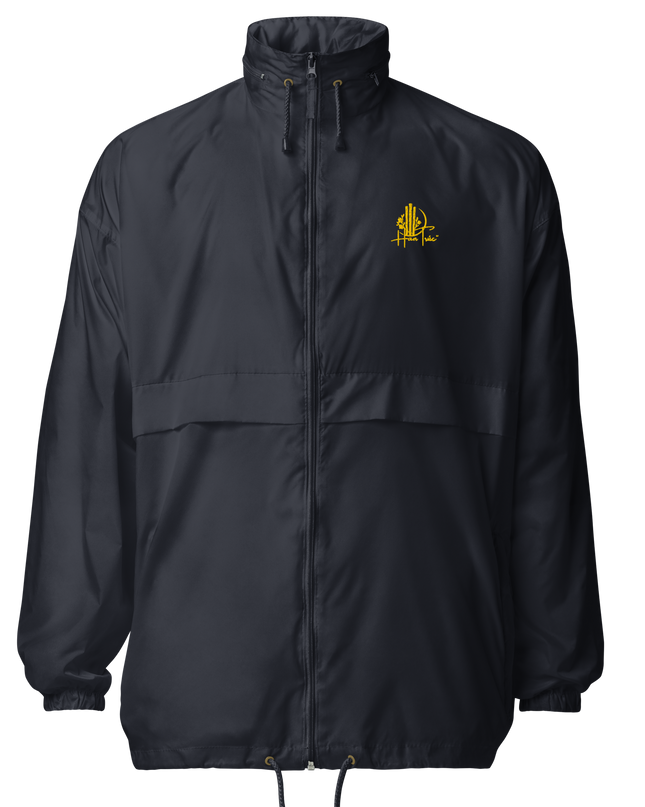 Unisex Windbreaker with Golden Embroidered HanTrúc Logo